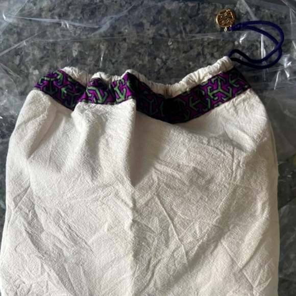 NWT ~Tory Burch Fleming Soft Convertible Shoulder Bag French Paisley Floral - Picture 10 of 12